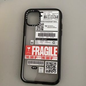 Casetify Fragile label iPhone 11/XR case